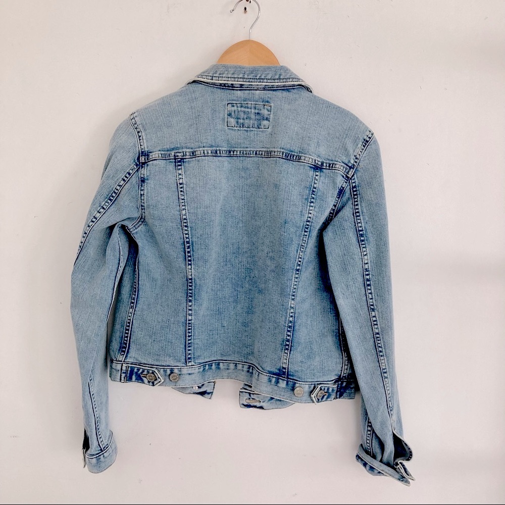 LOFT Light Denim Jacket - Picture 3 of 8